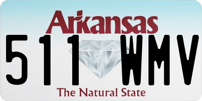 AR license plate 511WMV