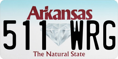 AR license plate 511WRG