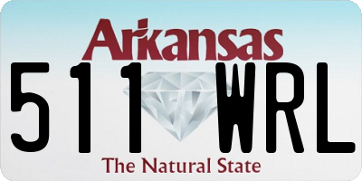 AR license plate 511WRL