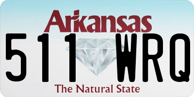 AR license plate 511WRQ