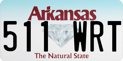 AR license plate 511WRT