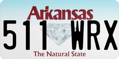 AR license plate 511WRX