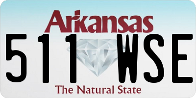 AR license plate 511WSE