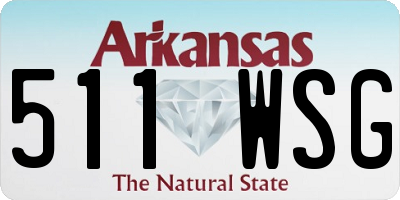 AR license plate 511WSG