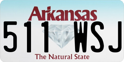 AR license plate 511WSJ