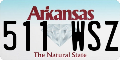 AR license plate 511WSZ