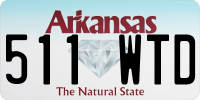 AR license plate 511WTD