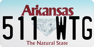 AR license plate 511WTG