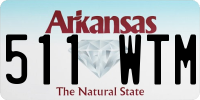 AR license plate 511WTM