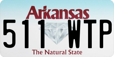 AR license plate 511WTP