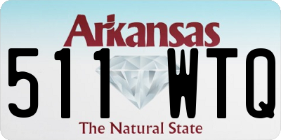 AR license plate 511WTQ