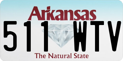 AR license plate 511WTV