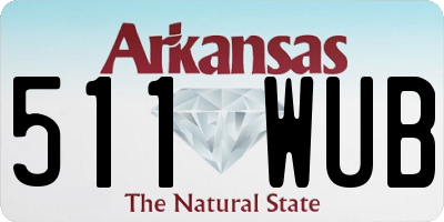 AR license plate 511WUB