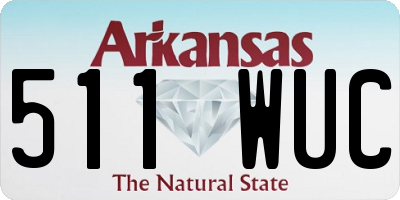 AR license plate 511WUC