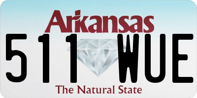 AR license plate 511WUE