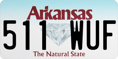 AR license plate 511WUF