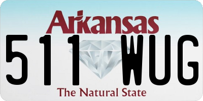 AR license plate 511WUG