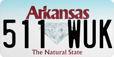 AR license plate 511WUK