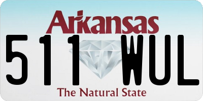 AR license plate 511WUL