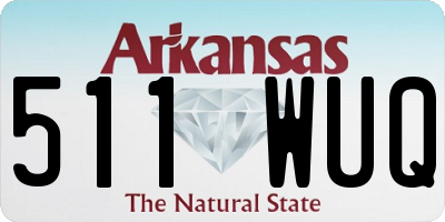 AR license plate 511WUQ