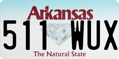 AR license plate 511WUX