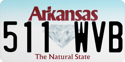 AR license plate 511WVB