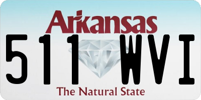 AR license plate 511WVI