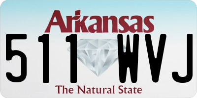 AR license plate 511WVJ