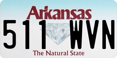 AR license plate 511WVN