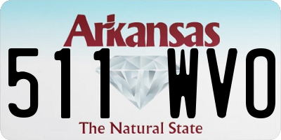 AR license plate 511WVO