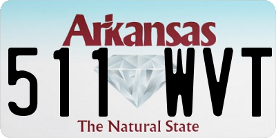 AR license plate 511WVT