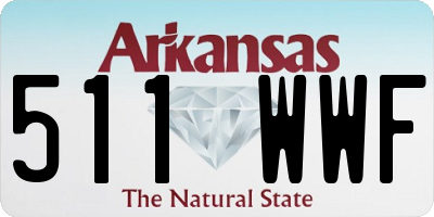 AR license plate 511WWF