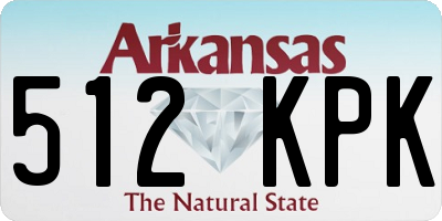 AR license plate 512KPK