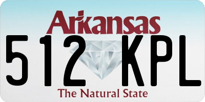 AR license plate 512KPL