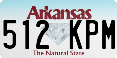 AR license plate 512KPM