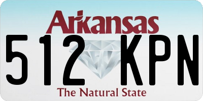 AR license plate 512KPN