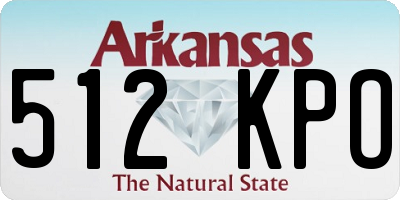 AR license plate 512KPO