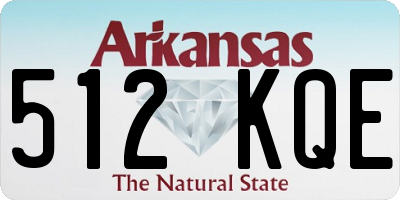 AR license plate 512KQE