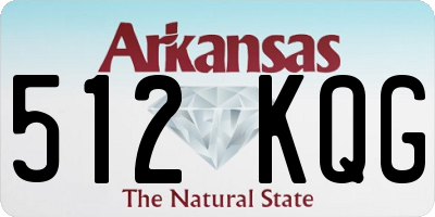 AR license plate 512KQG