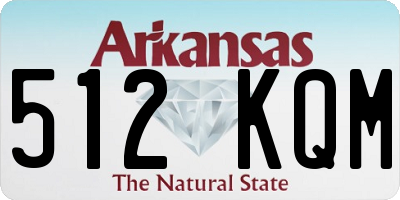 AR license plate 512KQM