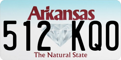 AR license plate 512KQO