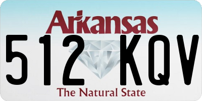 AR license plate 512KQV