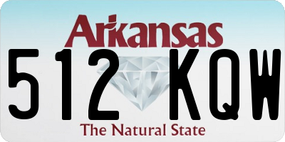 AR license plate 512KQW
