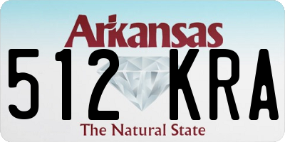 AR license plate 512KRA