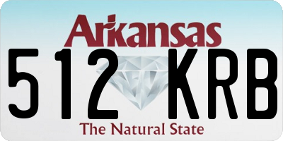 AR license plate 512KRB