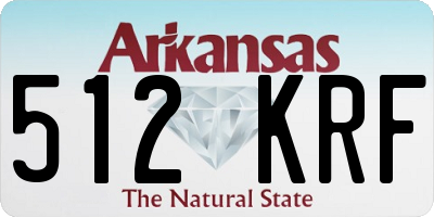 AR license plate 512KRF