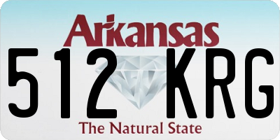 AR license plate 512KRG