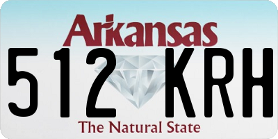 AR license plate 512KRH