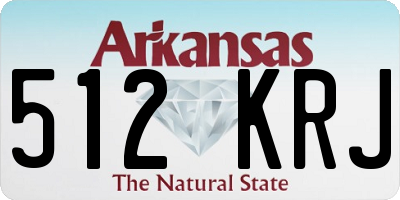 AR license plate 512KRJ