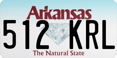 AR license plate 512KRL